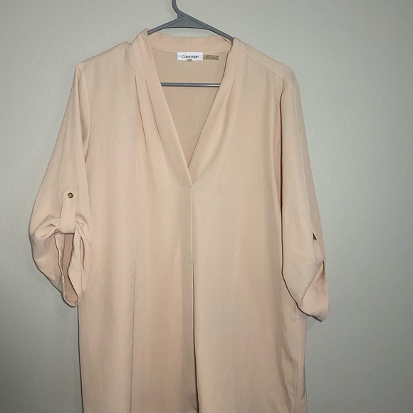 Calvin Klein light pink business shirt - Picture 3 of 5